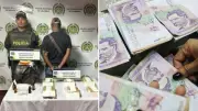 Capturan en Valle del Cauca a hombre con insumos para falsificar 6.600 billetes de $50.000