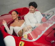 Charles Leclerc se casa con Alexandra Meeilux antes del inicio de la temporada 2026 de Fórmula 1