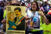 Chavistas protestan en Caracas por caso judicial contra Maduro y Cilia Flores