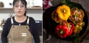 Chef revela receta secreta para pimientos rellenos y rebozados irresistibles