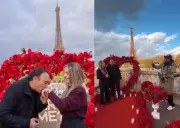 Chiche Maestre sorprende a su novia con propuesta de matrimonio en París