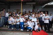 Club Kiwanis La Hormiga dona aires acondicionados a colegio de Bucaramanga
