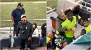 Dairon Asprilla y miembro de Nacional protagonizan tenso cruce con hinchas en EE.UU.