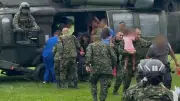 Ejército rescata a 5 niños y una joven en selva del Caquetá tras huir de disidencias de las Farc