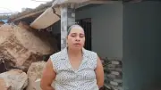 Entre lluvias y miedo: familia en Bucaramanga teme quedar sepultada en su vivienda