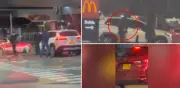 Historial del Mazda rojo en violento atraco de McDonald's en Bogotá: roban camioneta de alta gama