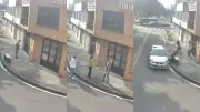 Hombre intenta atropellar a mujer en Bogotá tras discusión por perro que ladraba