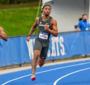 Jordan Anthony, el joven estadounidense que conquistó el oro mundial en 60 metros