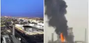 Kuwait confirma incendio en dos refinerías petroleras tras ataques con drones
