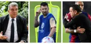 Laporta y Xavi enfrentados por frustrado regreso de Messi al Barcelona