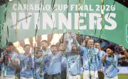 Manchester City se corona campeón de la Copa de la Liga tras vencer 2-0 al Arsenal