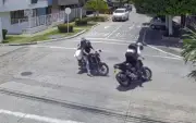 Menor escapa ileso de grave choque de motos en Barrancabermeja por imprudencia vial