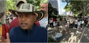 Minga indígena responde a alcalde Gutiérrez: 'No venimos por Petro' y defiende protesta en Medellín