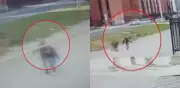 Mujer escapa de intento de secuestro en Soacha; video de seguridad capta el forcejeo