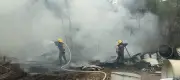 Nuevo incendio en estación abandonada de Metrolínea reaviva teoría de sabotaje en Bucaramanga