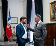 Orsi se reúne con Boric en Chile previo a la asunción de Kast como nuevo presidente