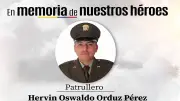 Patrullero de la Policía asesinado en San Andrés, Santander, frente a su hijo menor