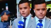 Periodista de Noticias Caracol recibe gesto ofensivo durante transmisión electoral en vivo