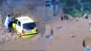 Policías Antioqueños Rescatan Conductores en Inundaciones de Medellín