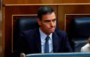 Polémica por misil iraní con pegatina de agradecimiento al presidente español Pedro Sánchez