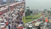 Protesta en Calle 72 colapsa TransMilenio: Cuatro troncales paralizadas en Bogotá