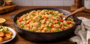 Receta fácil de arroz con atún y verduras para un almuerzo rápido y económico