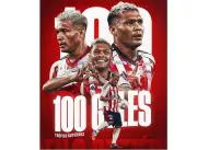 Teófilo Gutiérrez marca su gol 100 con Junior en emotiva victoria ante Jaguares