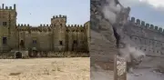 Torre del Castillo de Escalona se derrumba sin víctimas en España