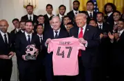 Trump recibe al Inter Miami de Messi en la Casa Blanca y lo compara con Pelé