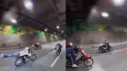 Video viral de piques ilegales en Túnel Mundialista de Cali genera indignación ciudadana