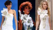 Zendaya rinde homenaje a Whitney Houston con icónico vestido blanco en premios de Hollywood