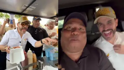 Abelardo De la Espriella visita 'El Negro del Arroz' en Barranquilla durante campaña presidencial