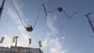 Accidente en feria de Sevilla: falla en atracción deja cuatro heridos y menores atrapados