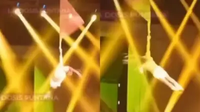 Acróbata brasileño sufre caída de 5 metros en circo argentino y es hospitalizado de urgencia