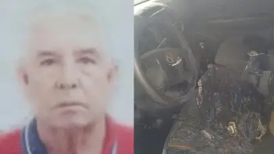 Adulto mayor secuestrado en carretera del Cesar: su camioneta fue hallada calcinada