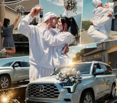 Andrea Valdiri regala Toyota Sequoia de $560 millones a su novio Juan Daniel Sepúlveda