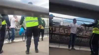 Ataque con tijeras en TransMilenio: dos guardas heridos por evasión de pasaje