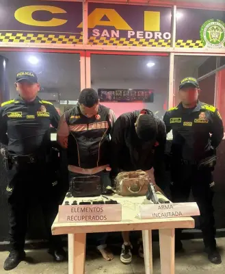Capturan a dos delincuentes en Cartagena tras robo a mano armada en barrio Tacarigua