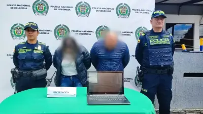 Capturan a dos sujetos en Bogotá por robo de equipos tecnológicos valorados en 15 millones
