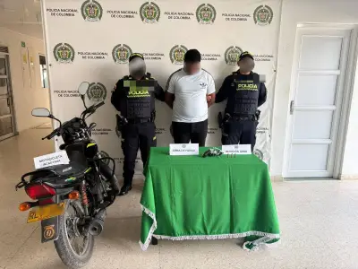Capturan a 'el Kevin' en Cartagena con arma ilegal durante operativo de verificación