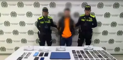 Capturan a hombre con antecedentes en Soacha por receptación de celulares hurtados
