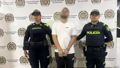 Capturan en Honda a hombre con circular azul de Interpol por presunta red de microtráfico