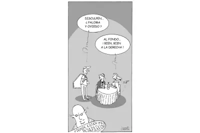 Caricaturista Jarape critica a Cándida en nueva viñeta política