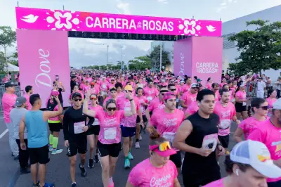 Carrera de las Rosas en Barranquilla: miles corrieron por detección temprana del cáncer de mama