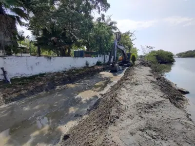 Cartagena avanza en obras de mitigación de inundaciones en El Laguito