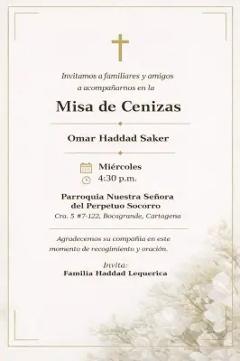 Cartagena despide a empresario tecnológico Omar Haddad Saker a los 54 años