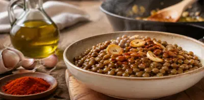 Chefs vascos revelan el secreto para lentejas perfectas: aceite, ajo y pimentón