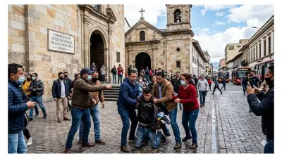 Ciudadanos atrapan a presunto ladrón en Bosa durante Jueves Santo y le propinan golpiza