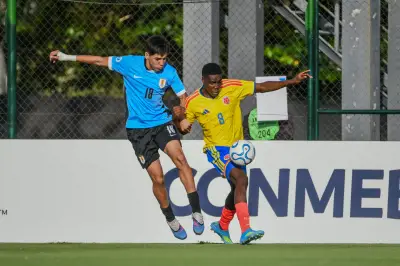 Colombia cae ante Uruguay en el Sudamericano Sub-17 y complica su clasificación