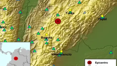 Colombia registra más de diez sismos en un solo día, con epicentros en múltiples regiones